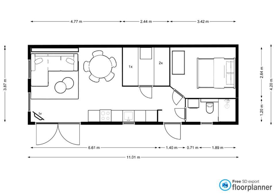 Minicamping De Boshoek 세로스케르커 외부 사진